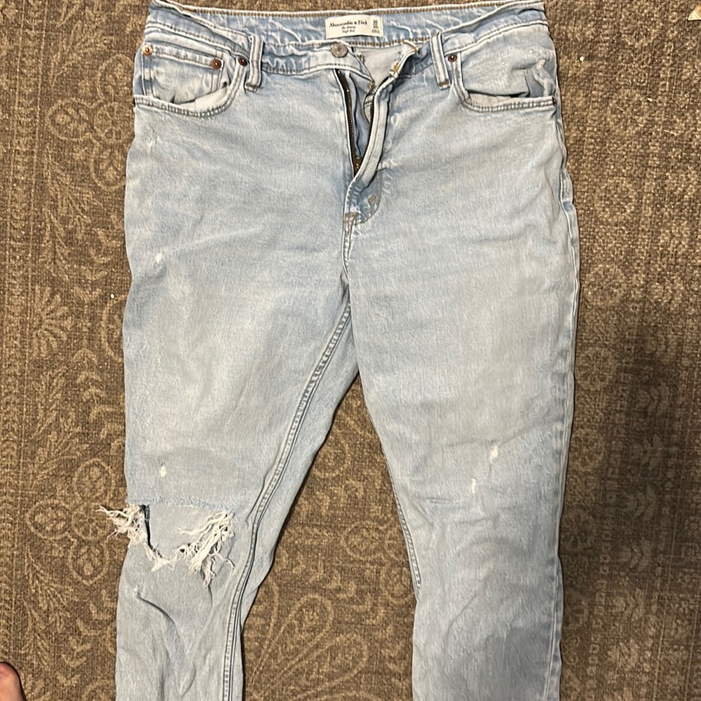 Abercrombie skinny high rise jeans